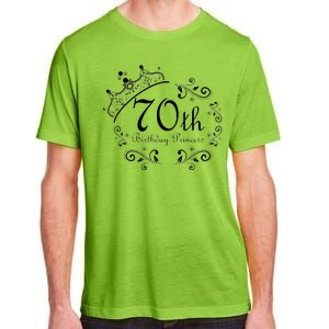 70th Birthday Princess Adult ChromaSoft Performance T-Shirt