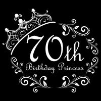 70th Birthday Princess Doggie Tank