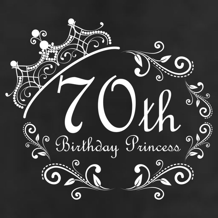 70th Birthday Princess 11oz C Handle Ceramic Mug