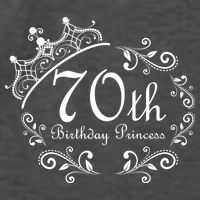 70th Birthday Princess Vector Backpack