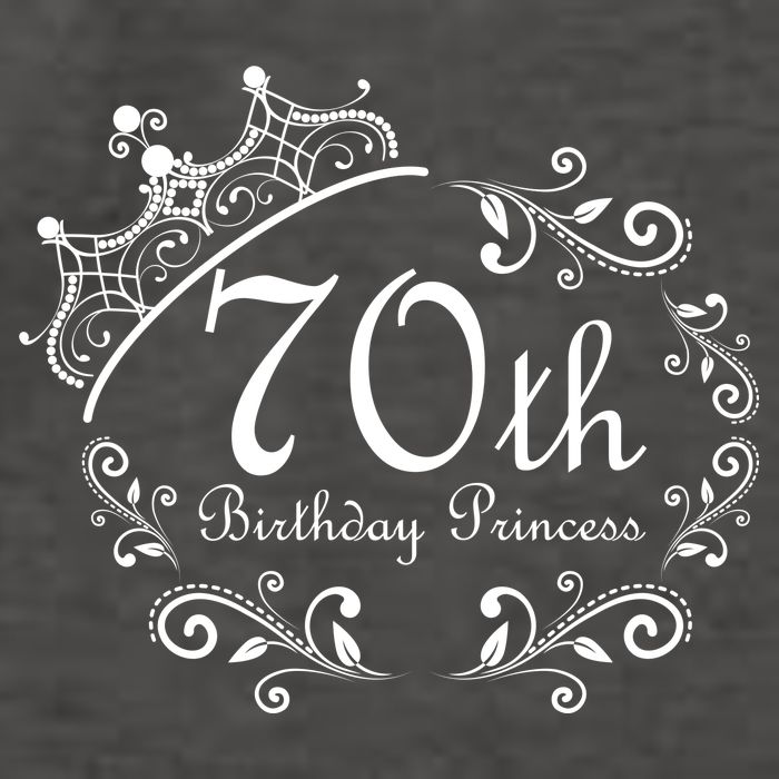 70th Birthday Princess Vector Backpack