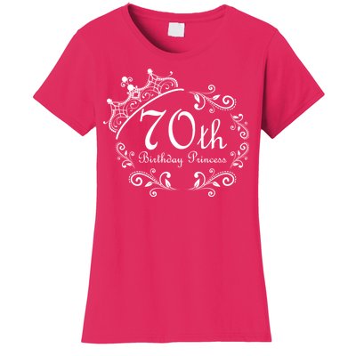 70th Birthday Princess Women's T-Shirt