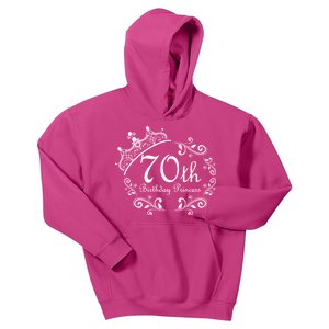 70th Birthday Princess Kids Hoodie