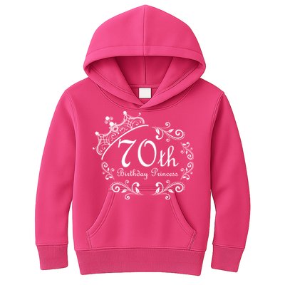 70th Birthday Princess Kids Hoodie