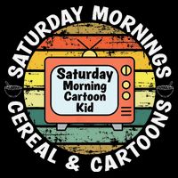 70s 80s 90s Retro Saturday Mornings Cereal And Cartoons 7-Panel Snapback Hat