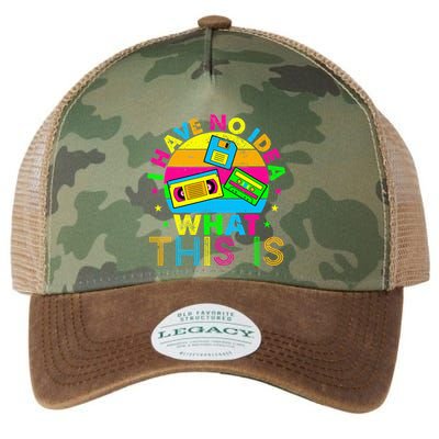 70s 80s 90s Outfit I Have No Idea Legacy Tie Dye Trucker Hat