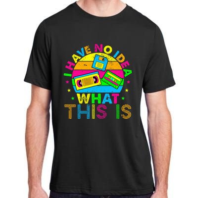 70s 80s 90s Outfit I Have No Idea Adult ChromaSoft Performance T-Shirt