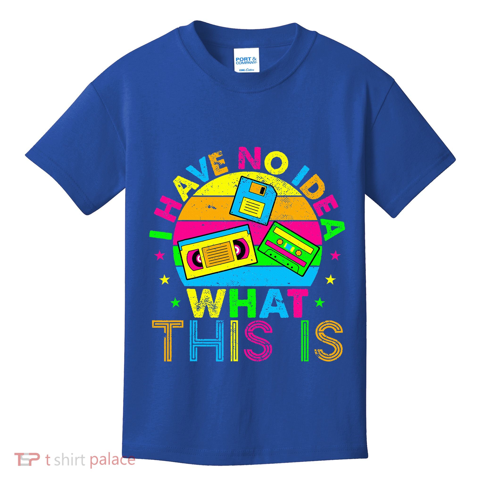 70s 80s 90s Outfit I Have No Idea Kids T-Shirt
