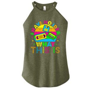 70s 80s 90s Outfit I Have No Idea Women’s Perfect Tri Rocker Tank