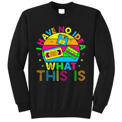 70s 80s 90s Outfit I Have No Idea Sweatshirt