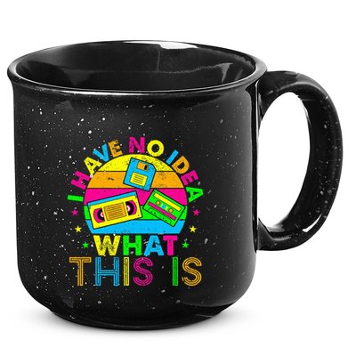 70s 80s 90s Outfit I Have No Idea 15oz Campfire Ceramic Mug