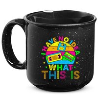 70s 80s 90s Outfit I Have No Idea 15oz Campfire Ceramic Mug