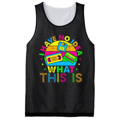 70s 80s 90s Outfit I Have No Idea Mesh Reversible Basketball Jersey Tank