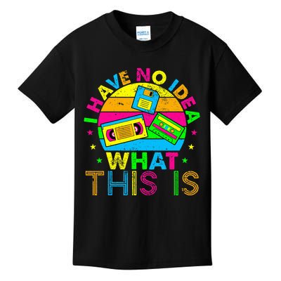 70s 80s 90s Outfit I Have No Idea Kids T-Shirt