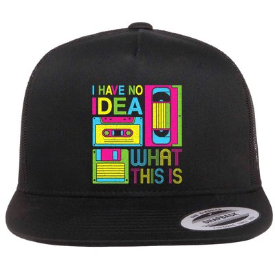 70s 80s 90s Outfit I Have No Idea What This Is Flatbill Hat
