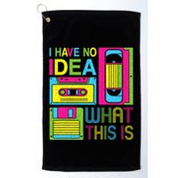 70s 80s 90s Outfit I Have No Idea What This Is Golf Towel