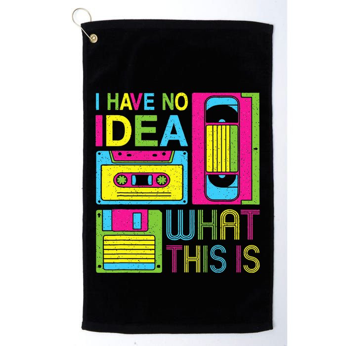 70s 80s 90s Outfit I Have No Idea What This Is Golf Towel