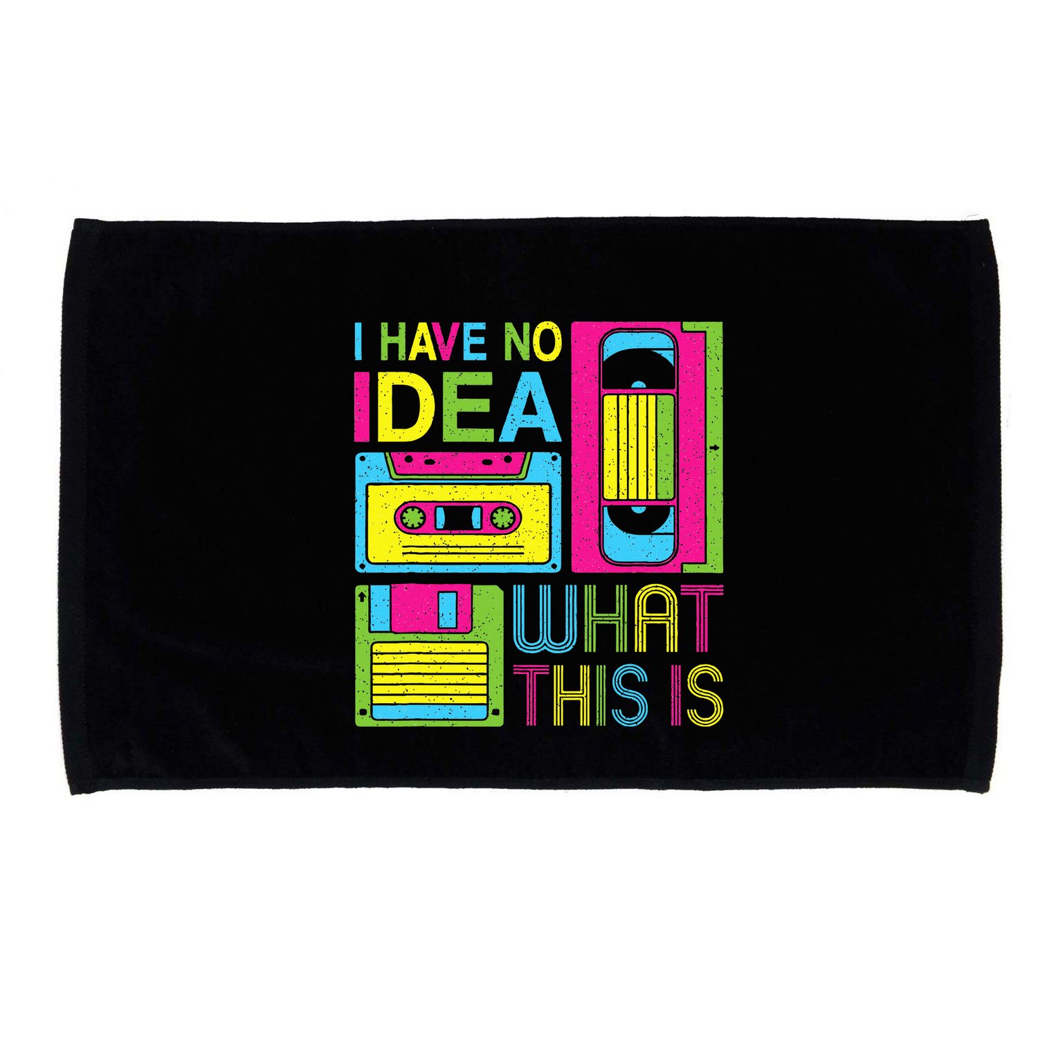 70s 80s 90s Outfit I Have No Idea What This Is Microfiber Hand Towel