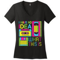70s 80s 90s Outfit I Have No Idea What This Is Women's V-Neck T-Shirt