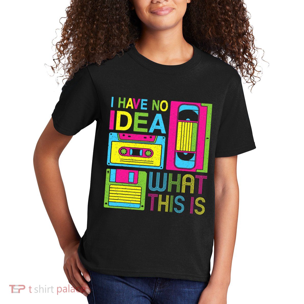 70s 80s 90s Outfit I Have No Idea What This Is Kids T-Shirt