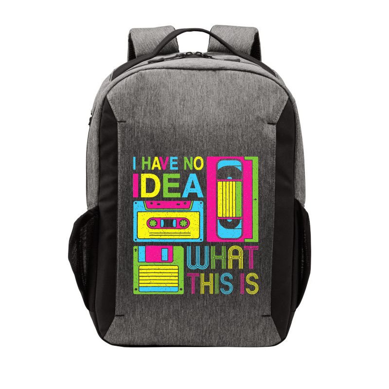 70s 80s 90s Outfit I Have No Idea What This Is Vector Backpack