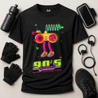 70s 80s 90s Arcade Video Game Old School Gamer Cooling Performance Crew T-Shirt