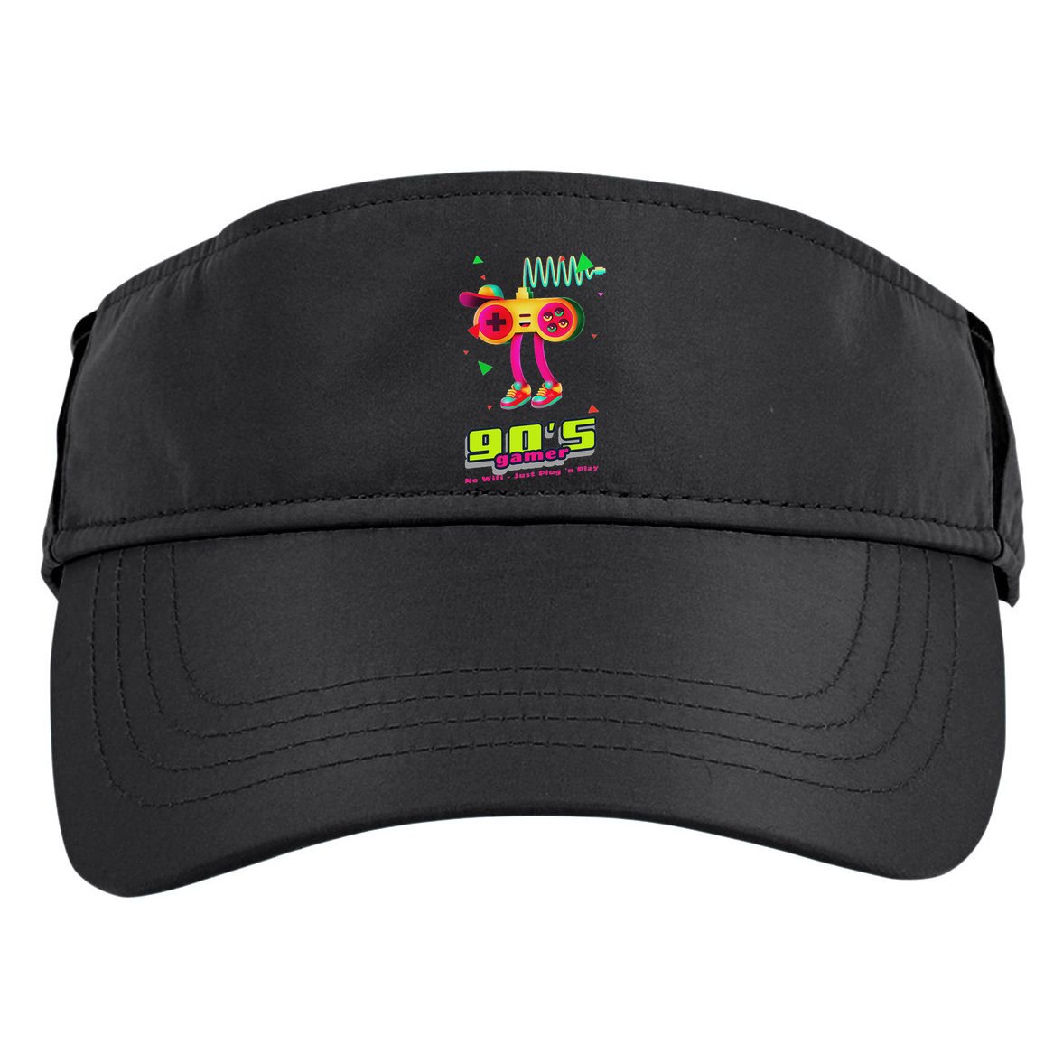 70s 80s 90s Arcade Video Game Old School Gamer Adult Drive Performance Visor
