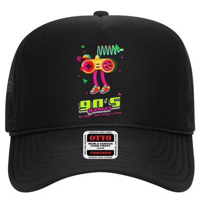 70s 80s 90s Arcade Video Game Old School Gamer Trucker Hat
