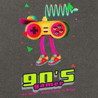 70s 80s 90s Arcade Video Game Old School Gamer Cotton Canvas Backpack