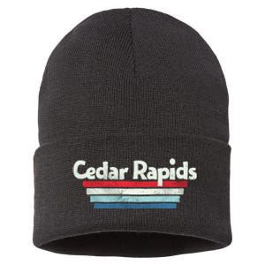 70s 80s Cedar Rapids Iowa Sustainable Knit Beanie