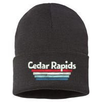 70s 80s Cedar Rapids Iowa Sustainable Knit Beanie