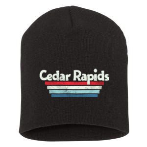 70s 80s Cedar Rapids Iowa Short Acrylic Beanie