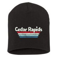 70s 80s Cedar Rapids Iowa Short Acrylic Beanie