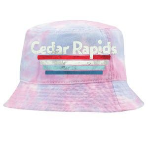 70s 80s Cedar Rapids Iowa Tie-Dyed Bucket Hat