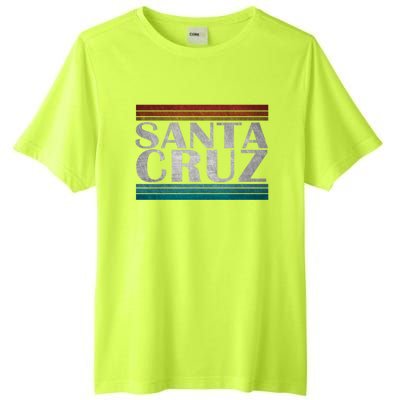 70s 80s Ca California Holiday Summer Santa Cruz Beach Sunset Gift Tall Fusion ChromaSoft Performance T-Shirt