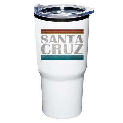 70s 80s Ca California Holiday Summer Santa Cruz Beach Sunset Gift Tumbler