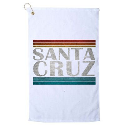 70s 80s Ca California Holiday Summer Santa Cruz Beach Sunset Gift Golf Towel
