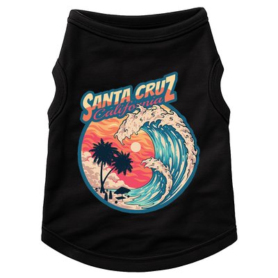 70s 80s In California City Santa Cruz Surfing Huge Wave Doggie Tank