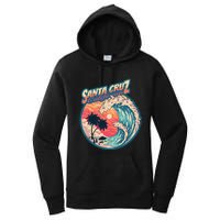 70s 80s In California City Santa Cruz Surfing Huge Wave Women's Pullover Hoodie