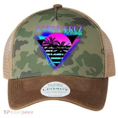 70er 80er In California City Santa Cruz Gift Legacy Tie Dye Trucker Hat