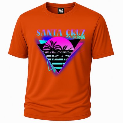 70er 80er In California City Santa Cruz Gift Cooling Performance Crew T-Shirt