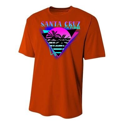 70er 80er In California City Santa Cruz Gift Performance Sprint T-Shirt