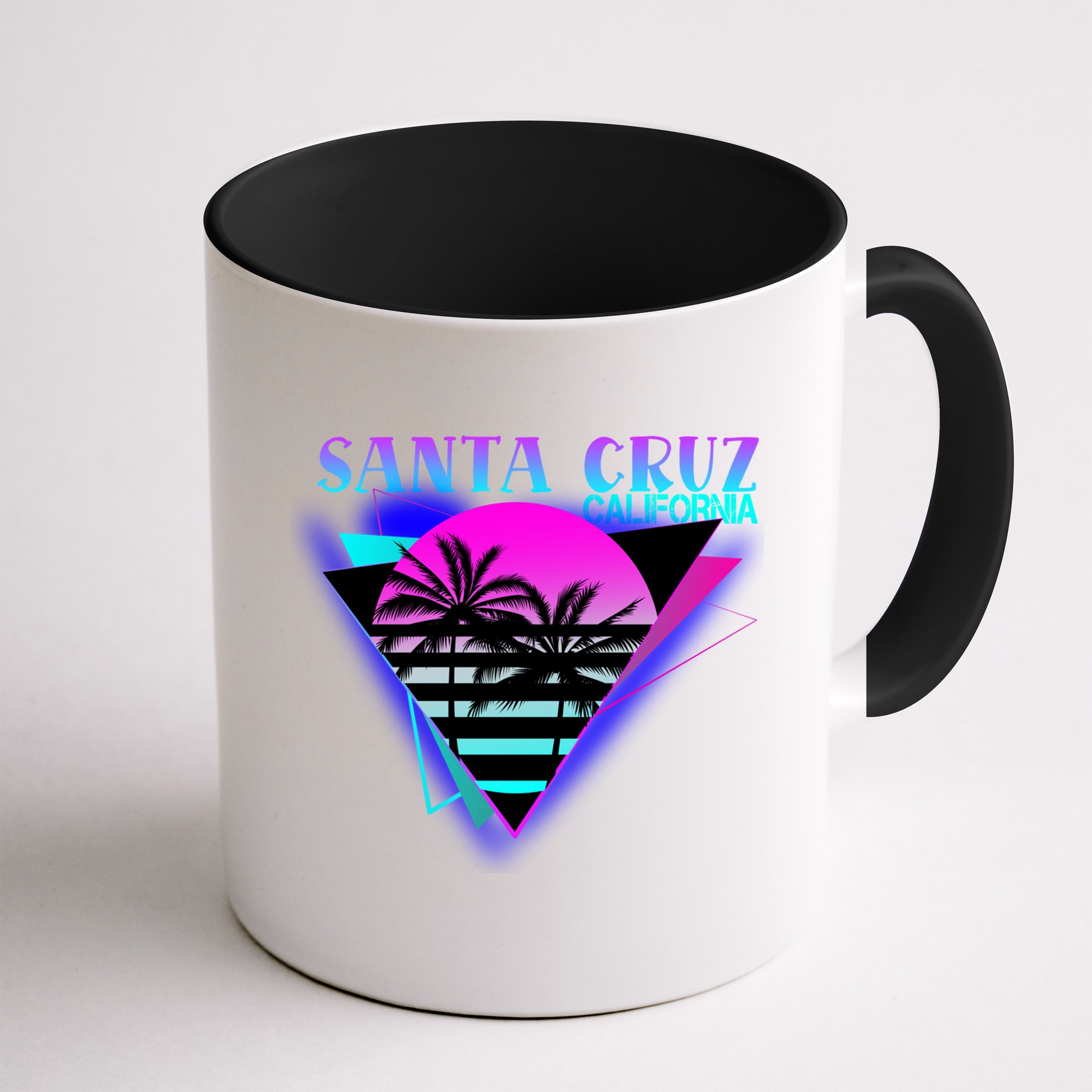 70er 80er In California City Santa Cruz Gift Mug