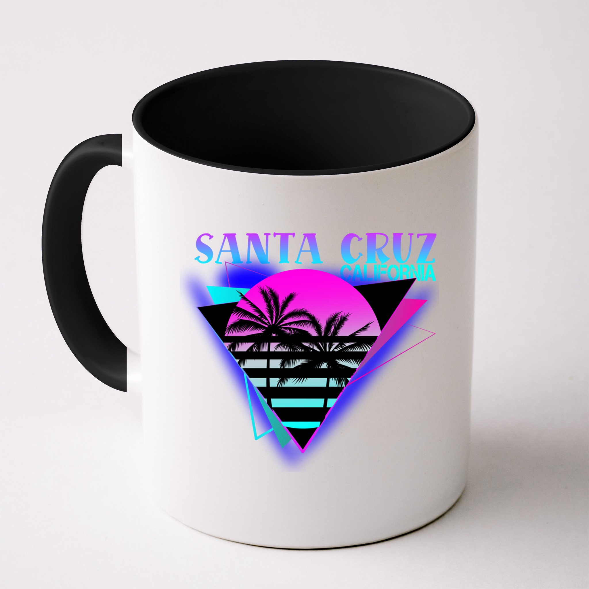 70er 80er In California City Santa Cruz Gift Mug