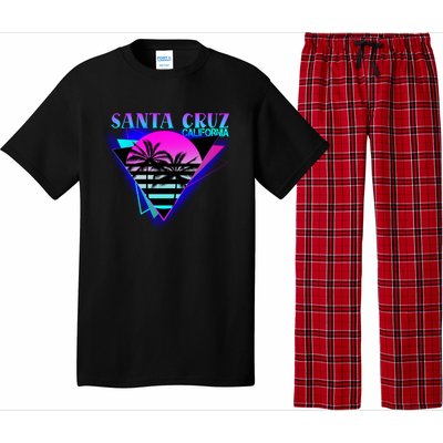 70er 80er In California City Santa Cruz Gift Pajama Set