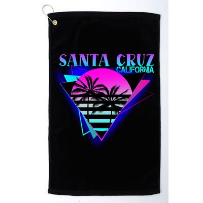 70er 80er In California City Santa Cruz Gift Golf Towel