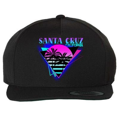 70er 80er In California City Santa Cruz Gift Wool Snapback Cap