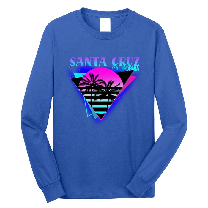 70er 80er In California City Santa Cruz Gift Long Sleeve Shirt