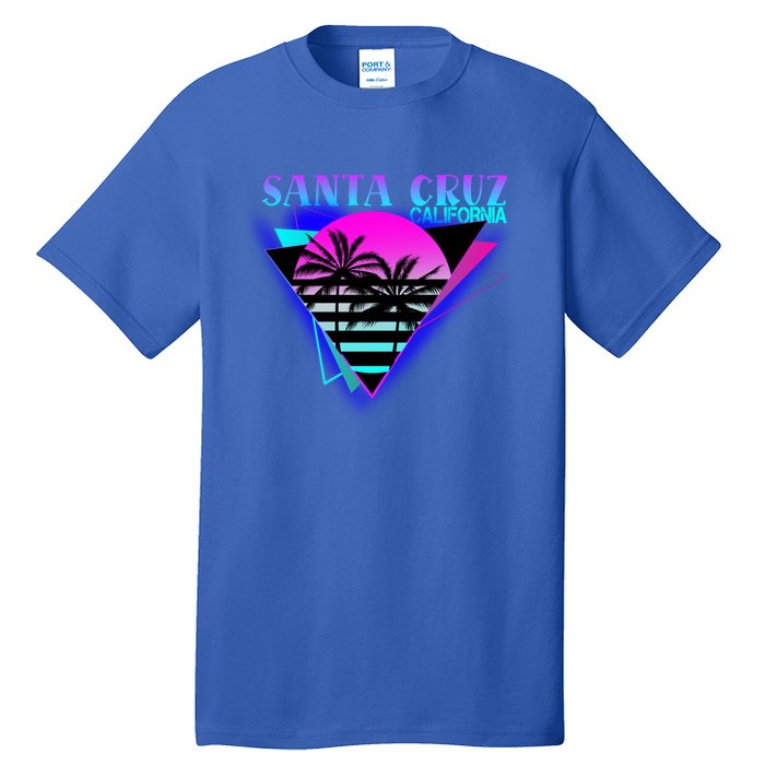 70er 80er In California City Santa Cruz Gift Tall T-Shirt