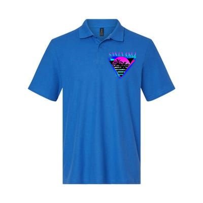 70er 80er In California City Santa Cruz Gift Softstyle Adult Sport Polo